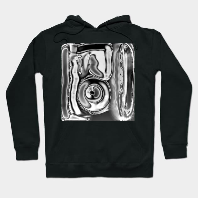 gray and black tangle shapes with different color styles and themes. Hoodie by Marccelus